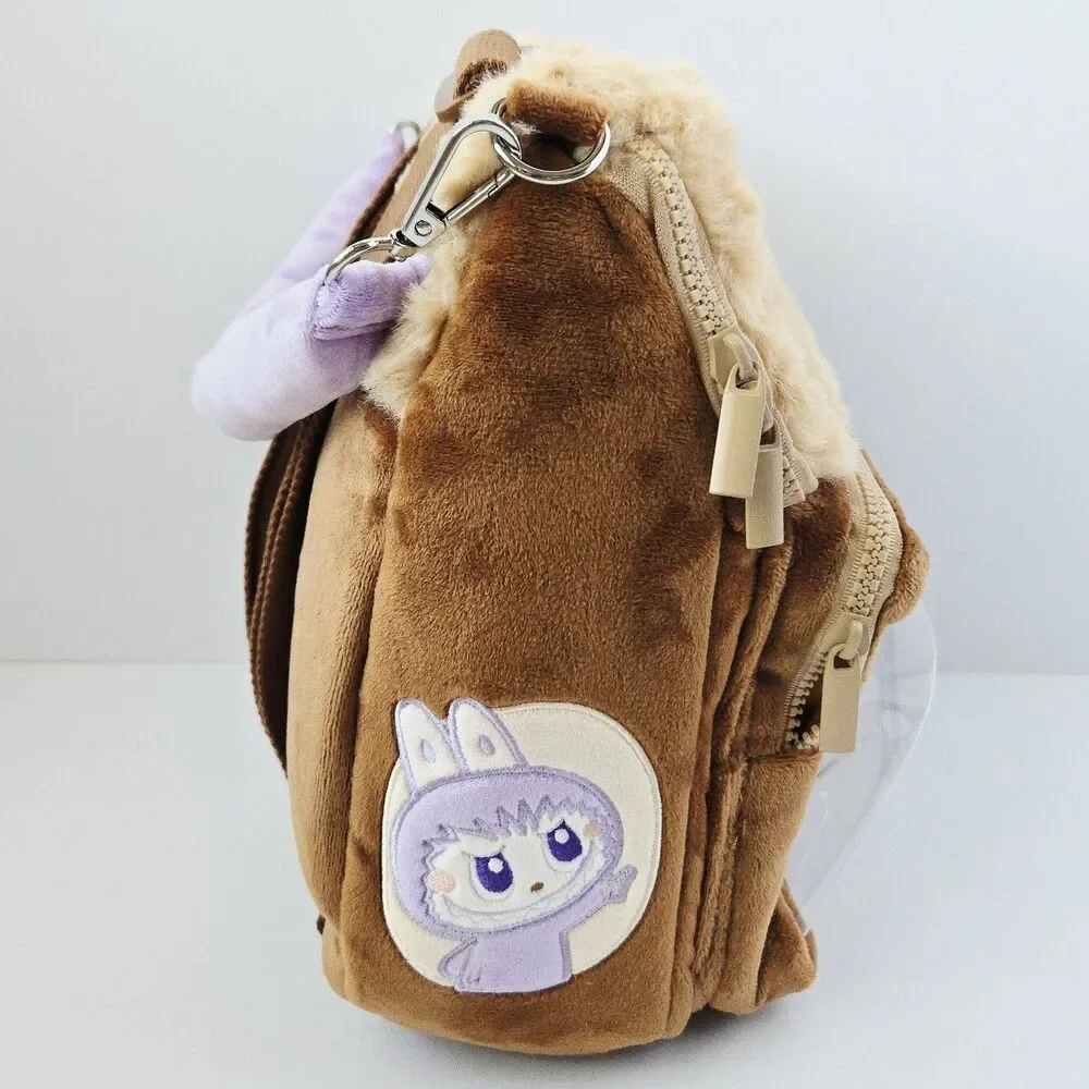 Pop Mart x The Monsters Labubu Fuzzy Backpack & Coffee Cup Membership Exclusive